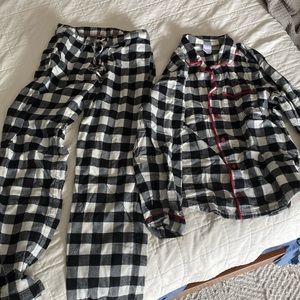Hanna Anderson flannel pajamas size XS
